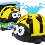 Ogrodowy zraszacz Biedronka Fontanna wodna żółta