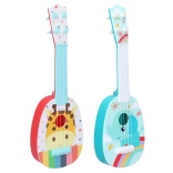 Gitara dziecięca z motywem afrykańskich zwierząt