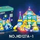 Magnetyczna zabawka konstrukcyjna 3D ZOO, 64 elementy