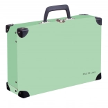 Walizeczka PASTELINI zielona z laminatu