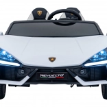 Dziecięcy elektryczny samochód Lamborghini Revuelto XL 24V – biały, dwuosobowy