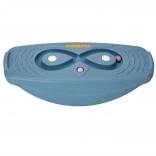 niebieska deska równoważna dla dzieci z labiryntem i kulkami