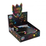 Blok do wydrapywania z 75 kartkami i rysikiem 9 × 9 cm