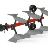 Rolly Toys obrotowy wieloskibowy pług NIEMEYER do traktorów dla dzieci