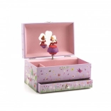 Pozytywka szkatułka dziewczynka z ptaszkiem DJECO