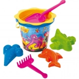 Zestaw do piasku z grabiami 7 szt. mix