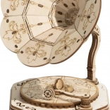 ROBOTIME Rolife 3D drewniane puzzle Gramofon