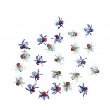 Dekoracje na Halloween - gumowe muchy