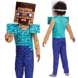 Dziecięcy kostium STEVE z Minecrafta 109–126 cm (4–6 lat)