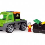 Lena Truxx samochód do recyklingu z kontenerami