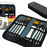 Zestaw pędzli dla artystów 10 szt. w etui