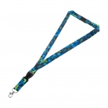 Premium brelok na szyję z karabińczykiem z motywem dinozaura