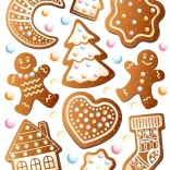 Świąteczne naprasowanki duży arkusz