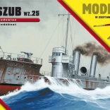 Polski niszczyciel ORP Kaszub 1935 model 1:400