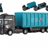 Plastowa ciężarówka 26 cm na napęd frykcyjny – kontener lub laweta