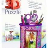 RAVENSBURGER 3D puzzle stojak na długopisy – koń, 57 elementów