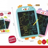 LCD tablica do pisania Sówka różowa