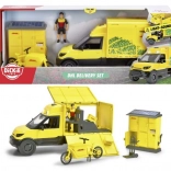 Zestaw miejski DHL z ciężarówką 25 cm od Dickie Toys