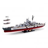 Sluban ModelBricks pancernik BISMARCK 2w1 klocki 1:350