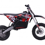 Elektryczny motocykl dziecięcy pit bike – czerwony