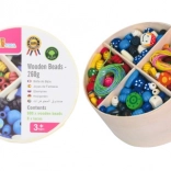 Drewniane koraliki Viga do tworzenia