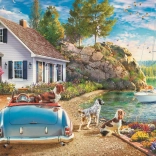 Puzzle 2000 elementów Letni port