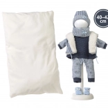 Llorens ubranko dla lalki New Born 40–42 cm, 6‑częściowy zestaw z dwustronną poduszką