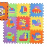 Piankowe puzzle środki transportu 27 × 27