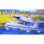 Plastikowy model SPACE SHUTTLE z nosicielem BOEING 747 NASA 1:288