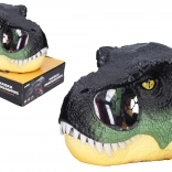 Maska dinozaura na głowę z efektami świetlnymi i dźwiękowymi