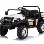 Dziecięcy elektryczny pick‑up Champion, biały