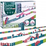 Kolorowa gra domino z mechanizmem kulkowym