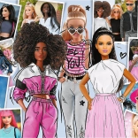 Puzzle 200 elementów Barbie Świat od Trefl