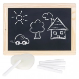 Goki dwustronna czarna tablica z kredą