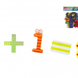 Drewniane magnetyczne cyfry – zestaw 14 szt.