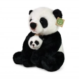 Pluszowa panda z młodym 27 cm eco‑friendly
