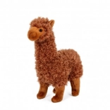 Pluszowa Lama Alpaka 30 cm Brązowa