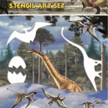 Zabawne szablony dinozaury