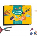 Kreatywny zestaw do malowania w plastikowej walizeczce