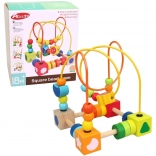 Drewniany labirynt motoryczny dla dzieci