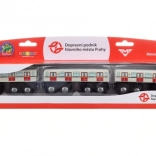 Drewniany zestaw pociągów Metra