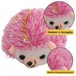 Pluszowy Jeżyk Brelok Różowy 9 cm