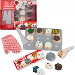 Drewniany zestaw do pieczenia i dekorowania ciasteczek MELISSA & DOUG Slice & Bake, 29 elementów
