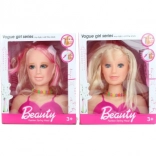 Głowa do czesania blondynka z akcesoriami