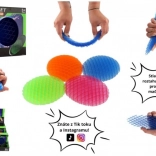 Fidget worm zmieniający kształt – antystresowa zabawka z plastiku, 11 cm