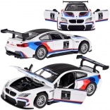 Metalowy model BMW M6 GT3 1:32 ze światłem i dźwiękiem