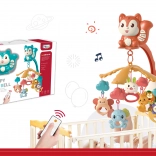 Karuzela nad łóżeczko Wiewiórka z projektorem i pilotem