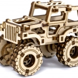 drewniane 3D puzzle monster truck Superfast WOODEN CITY