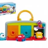 Garaż dla samochodzików z trzema autkami i akcesoriami