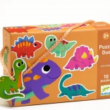 Puzzle Duo Dinozaury